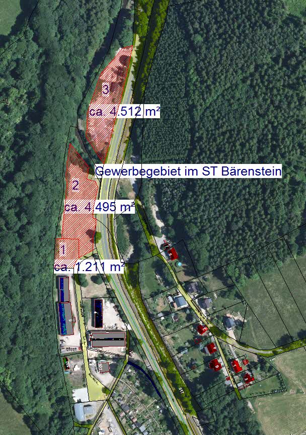 Verkauf von Gewerbeflächen in Bärenstein