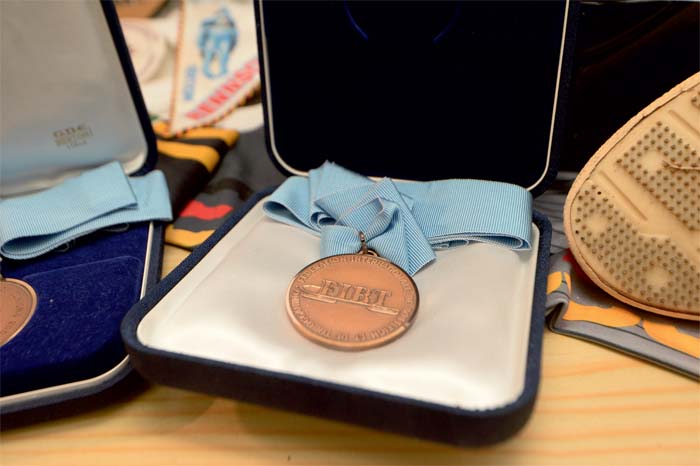 Medaillen im Wintersportmuseum Zinnwald