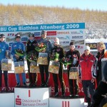 Siegerehrung IBU Cup Altenberg 2009