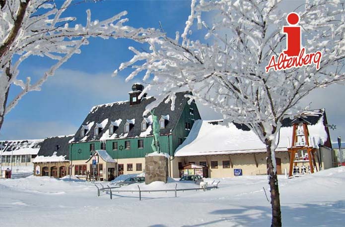 Tourist-Info-Büro im Winter